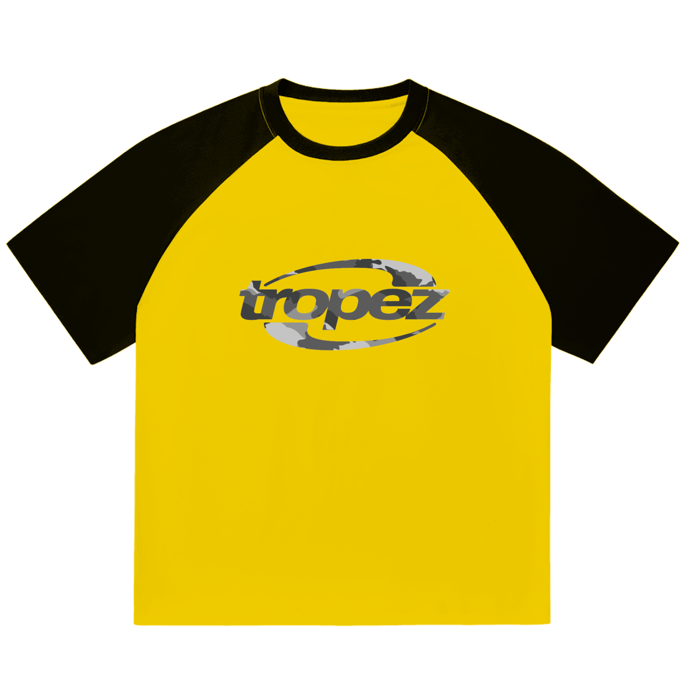 Color-Blocked Raglan Sleeve T-Shirt